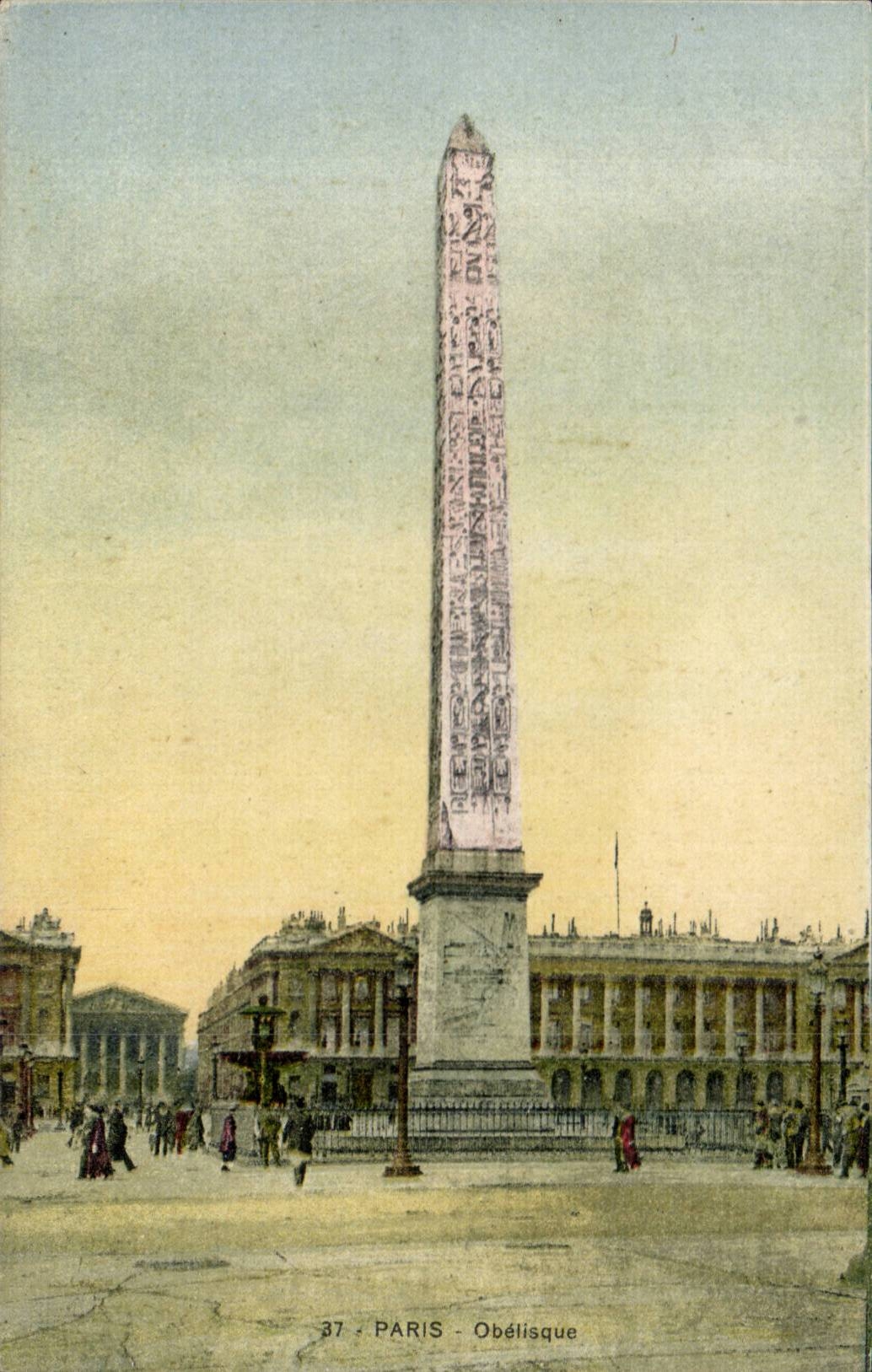 Paris CPA Obelisque