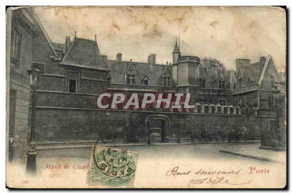 Museo de Cluny — París — Tarjeta postal n°109