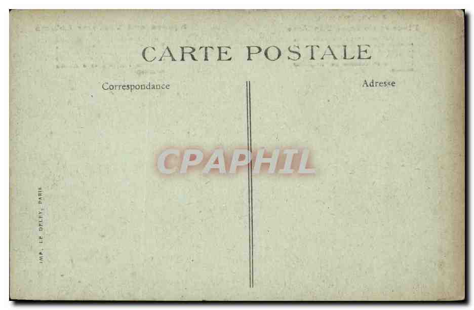 Paris CPA Place et colonne Vendome — Rückseite