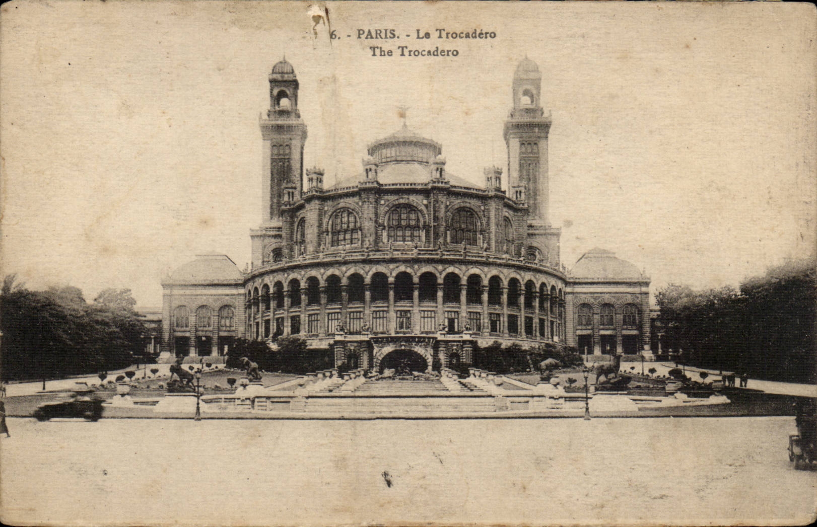 Paris CPA Le Trocadero