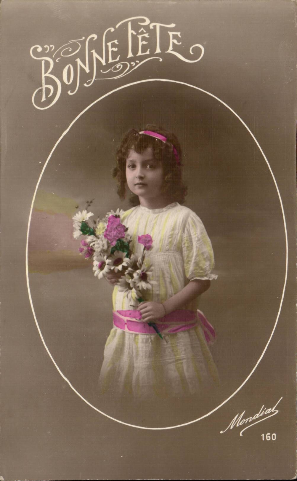 CPA Fantaisie Enfant Bonne fete