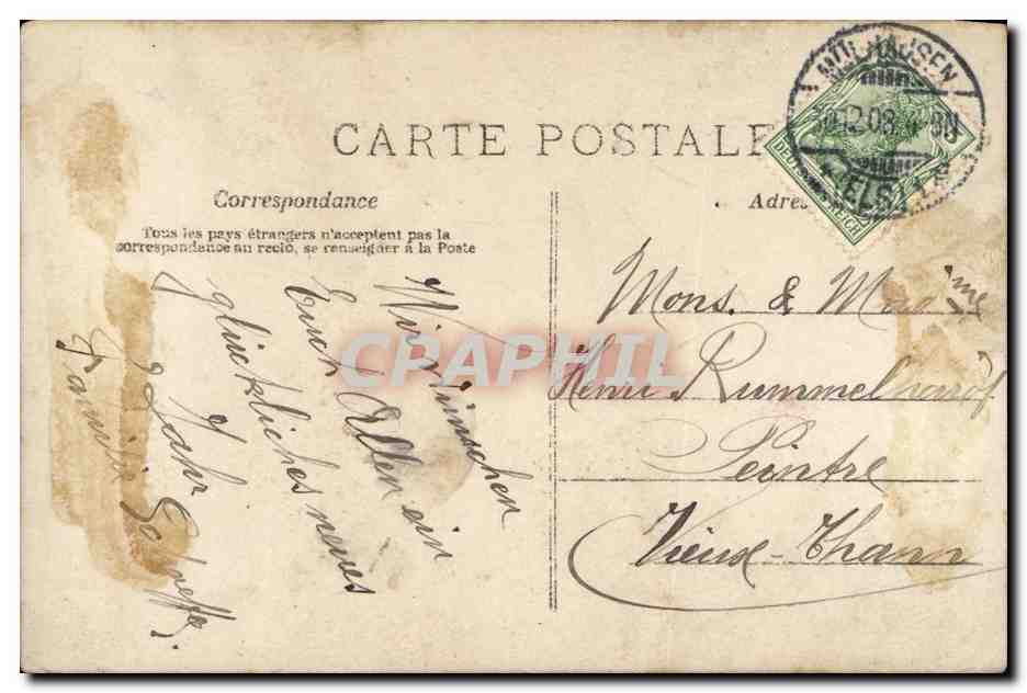 CPA Fantaisie Femme L'age du vrai bonheur — Rückseite