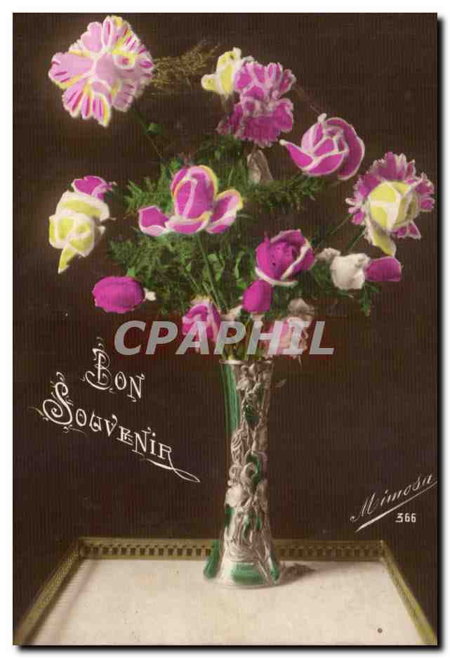 CPA Fantaisie Fleurs