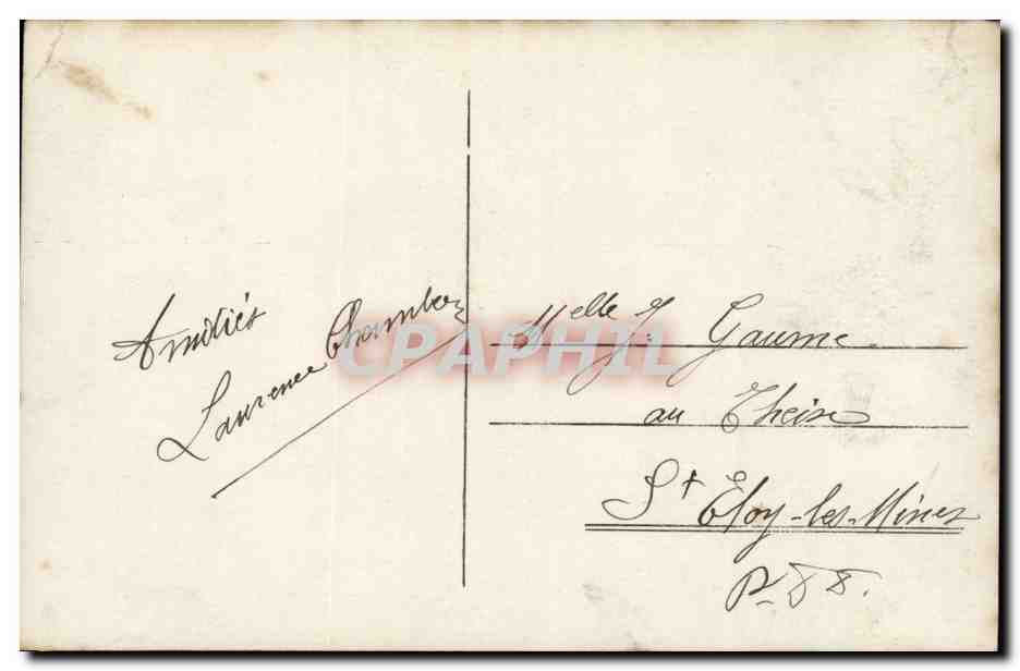 CPA Fantaisie Femme Bonne annee — Verso
