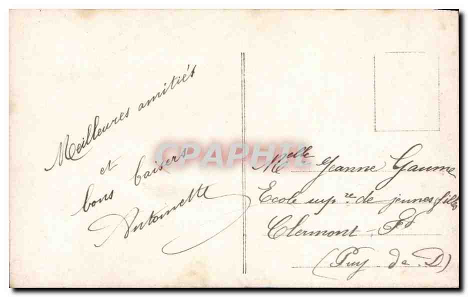 CPA Fantaisie Enfant — Verso