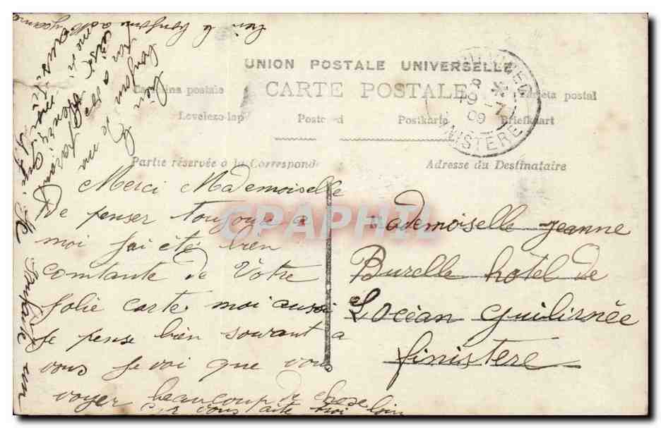 CPA Fantaisie Femme et enfant — Rückseite
