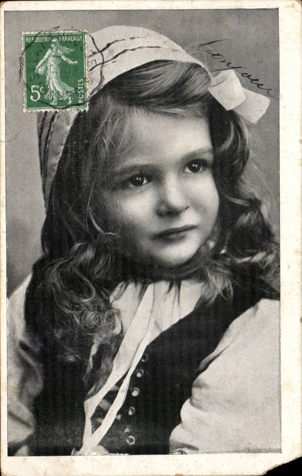 CPA Fantaisie Enfant Fille