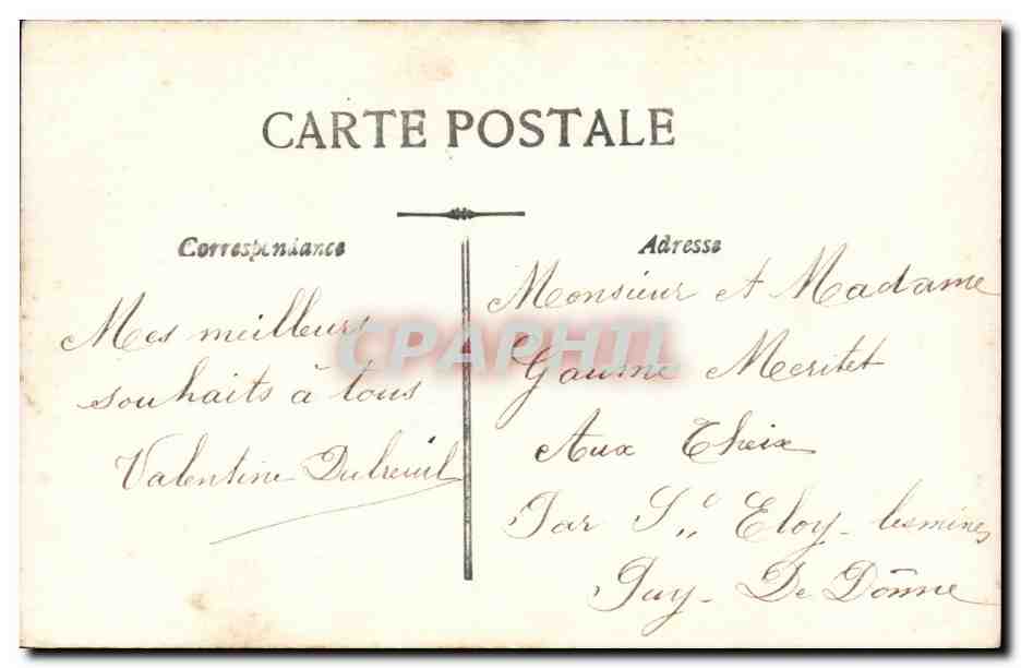 CPA Fantaisie Enfant  — Rückseite