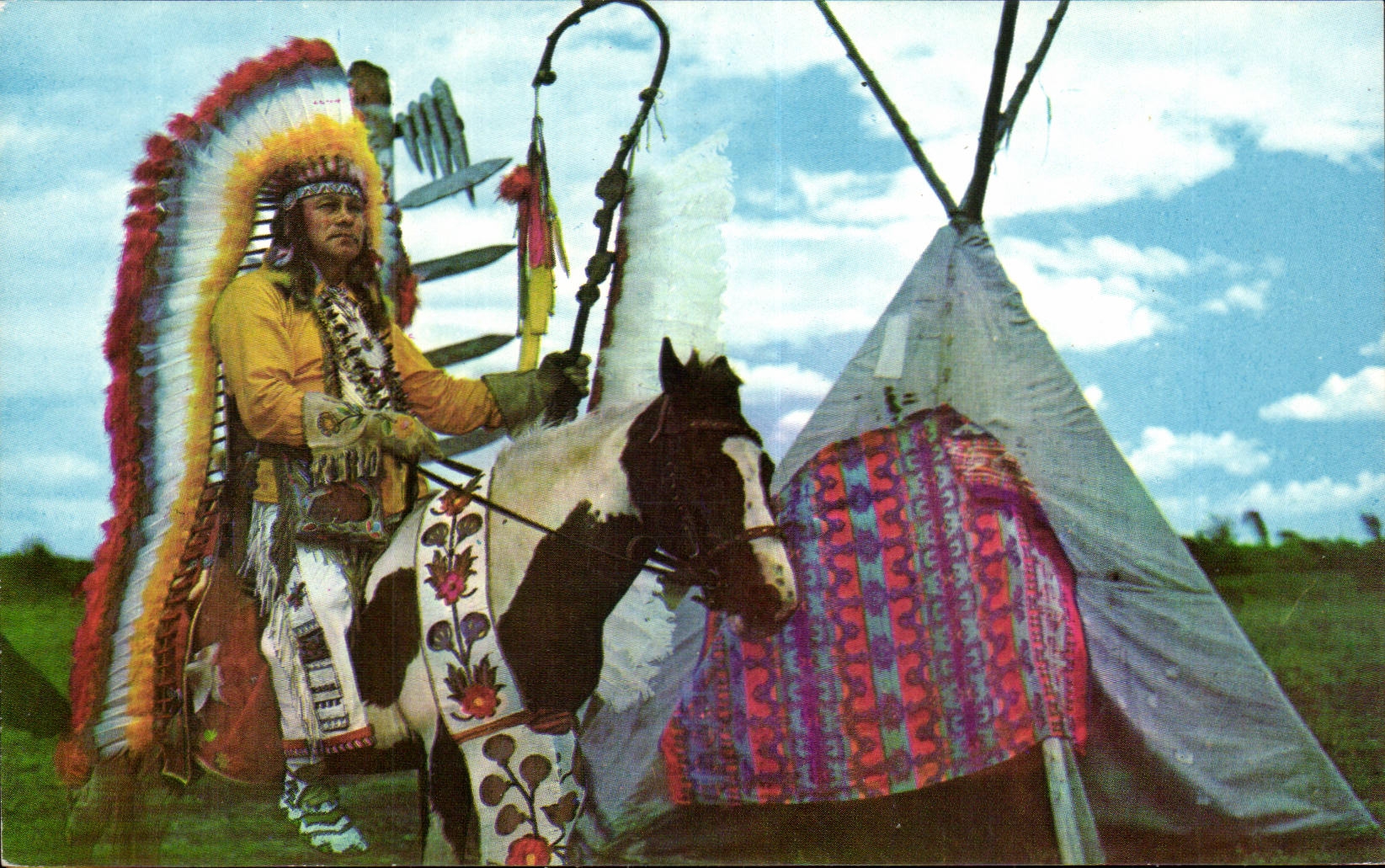 Canada Indian reserve Chef poking Fire Caughnagawa