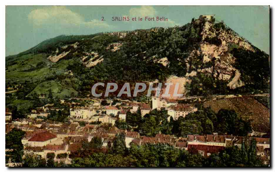 CPA Salins et le fort Belin