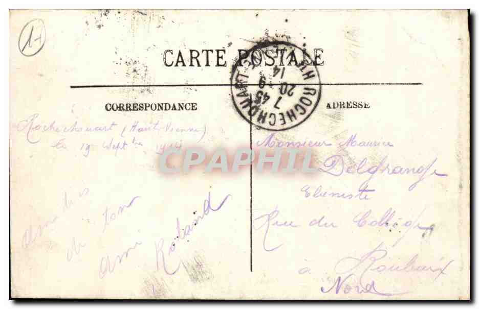 CPA La Pallice Rochelle Les phares a l'entree du port ( lighthouse ) — Back