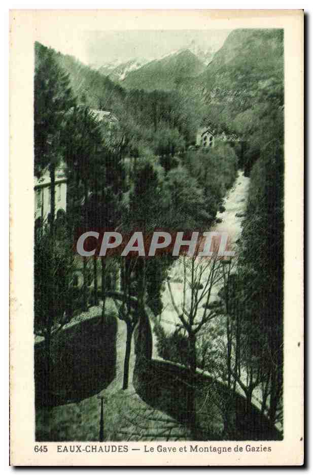 Eaux-Chaudes — Le Gave et Montagne de Gazies — n° 645