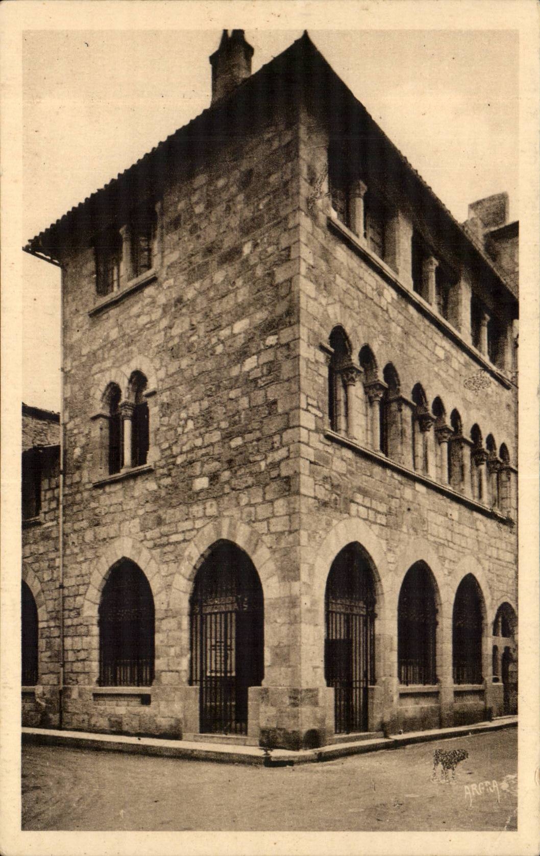 Figeac (en Quercy) — Une Maison Anglaise du XIVe siècle (reconstitution) — Éditeur : Atelier des Arts Graphiques de Toulouse