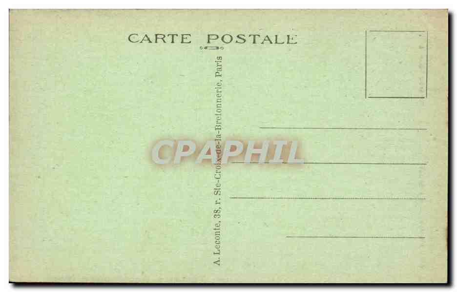 Paris CPA Le Senat — Rückseite