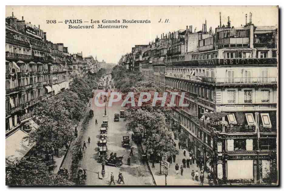Paris CPA Les grands boulevards