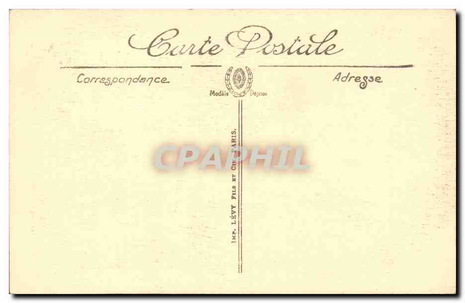 Paris CPA Notre Dame de Clignancourt Chapelle des soldats — Rückseite