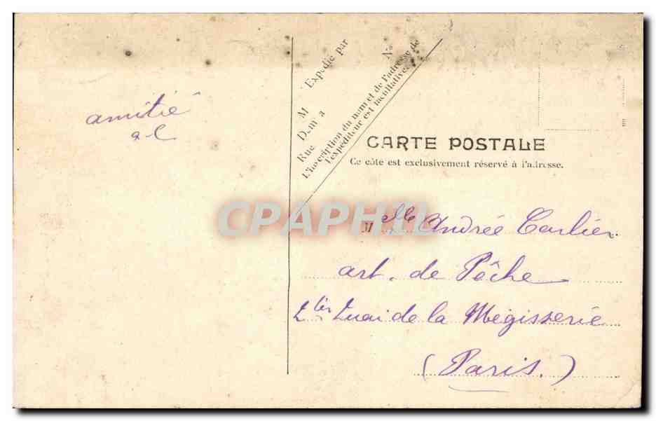Paris CPA Le Val de Grace — Rückseite