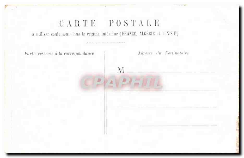 Paris CPA Avenue de l'Opera — Rückseite