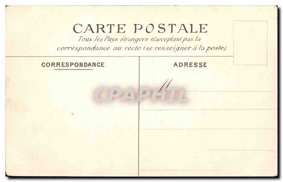 Paris CPA Senat La terrasse Ouest du jardin ( enfants ) — Rückseite