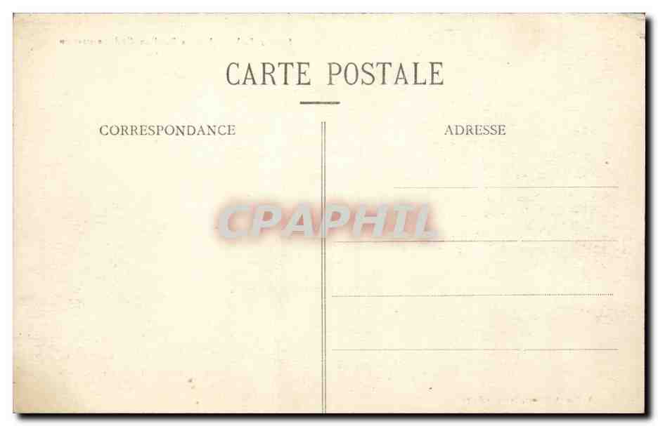 Paris CPA Lycee Lakanal le pavillon d'administration — Rückseite