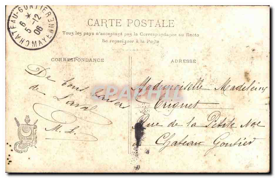 CPA Fantaisie Enfant  — Rückseite