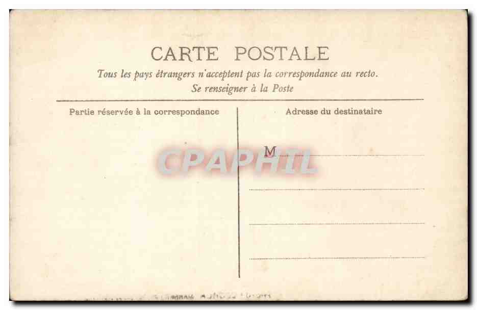 CPA Fantaisie Homme en costume — Rückseite