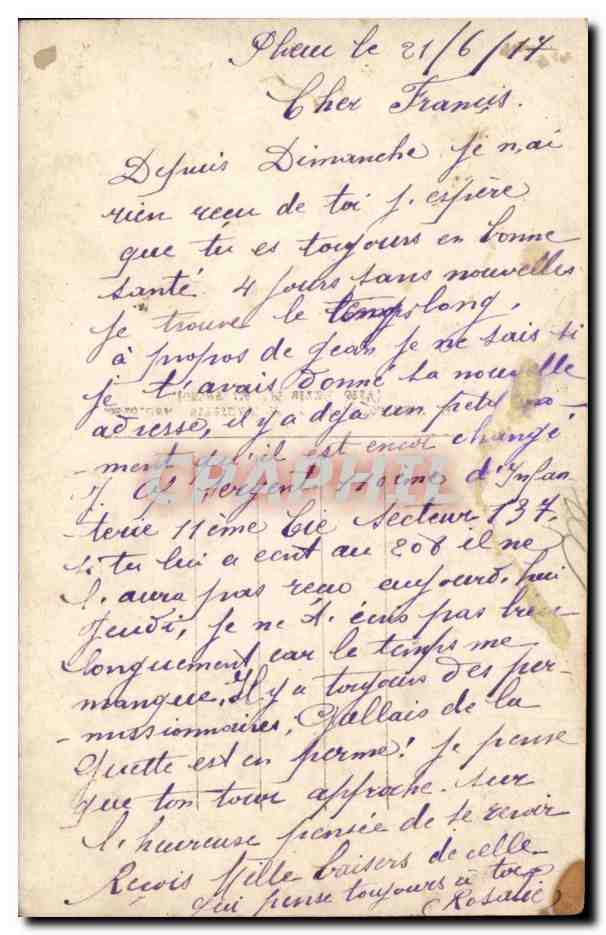 CPA Fantaisie Femme Toujours a toi — Rückseite