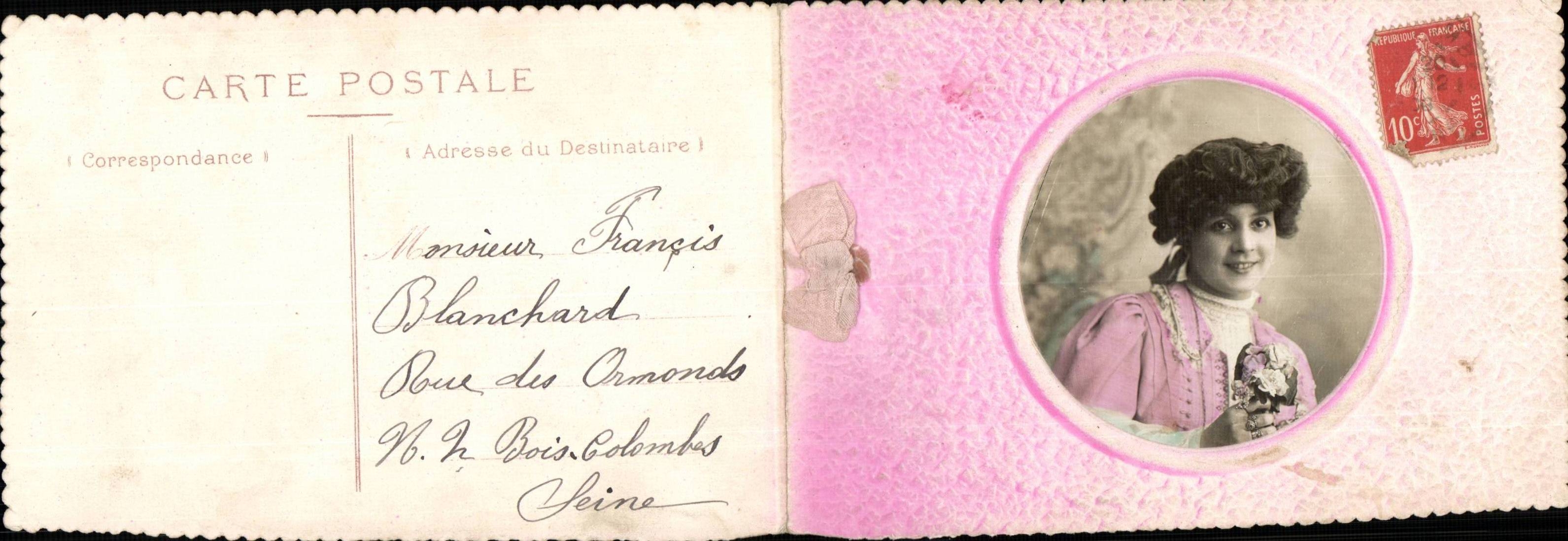 CPA Fantaisie Femme