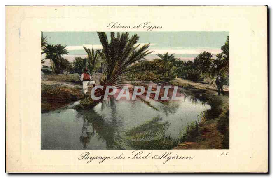 Paysage du Sud Algérien — Scènes et Types — éditeur non visible