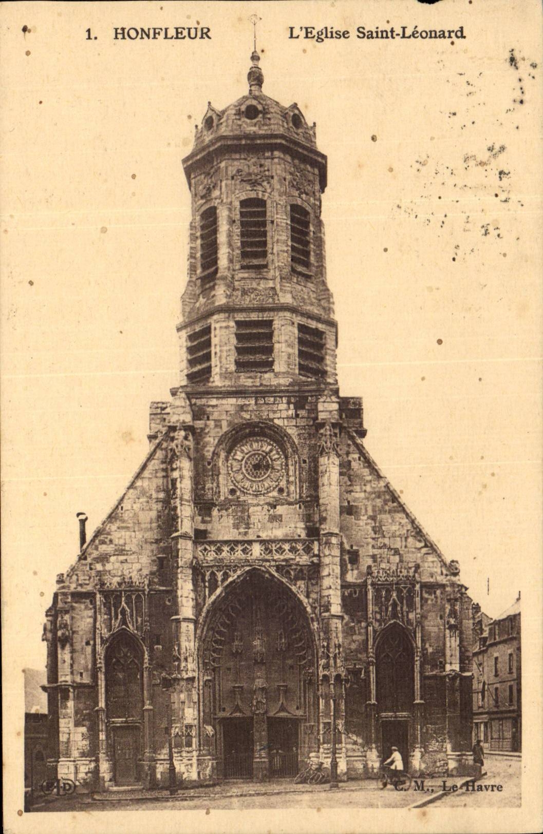 Honfleur — L'Église Saint-Léonard — C.M., Le Havre
