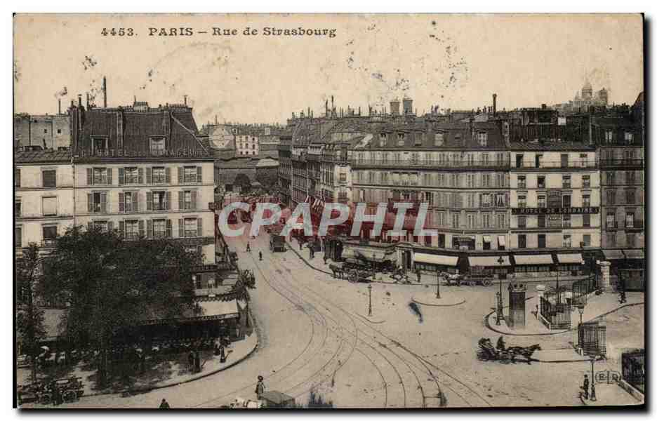 Paris CPA Rue de Strasbourg