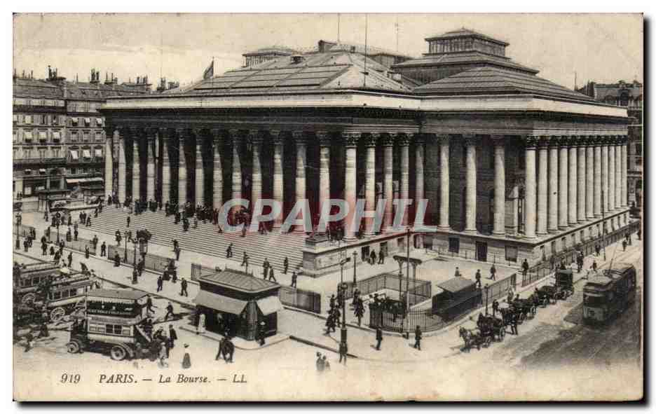 Paris CPA La Bourse