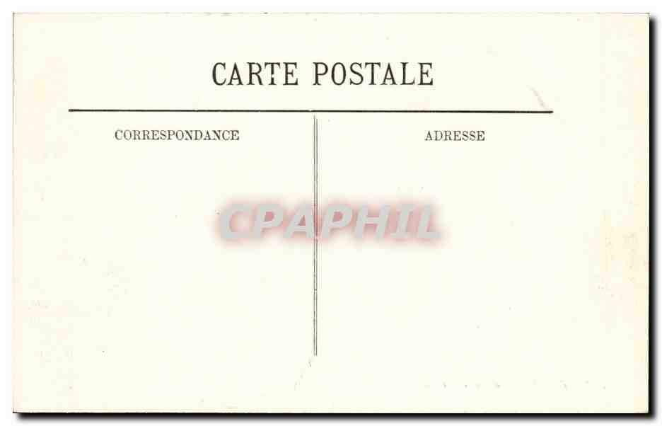 Paris CPA La rue de la Paix — Rückseite