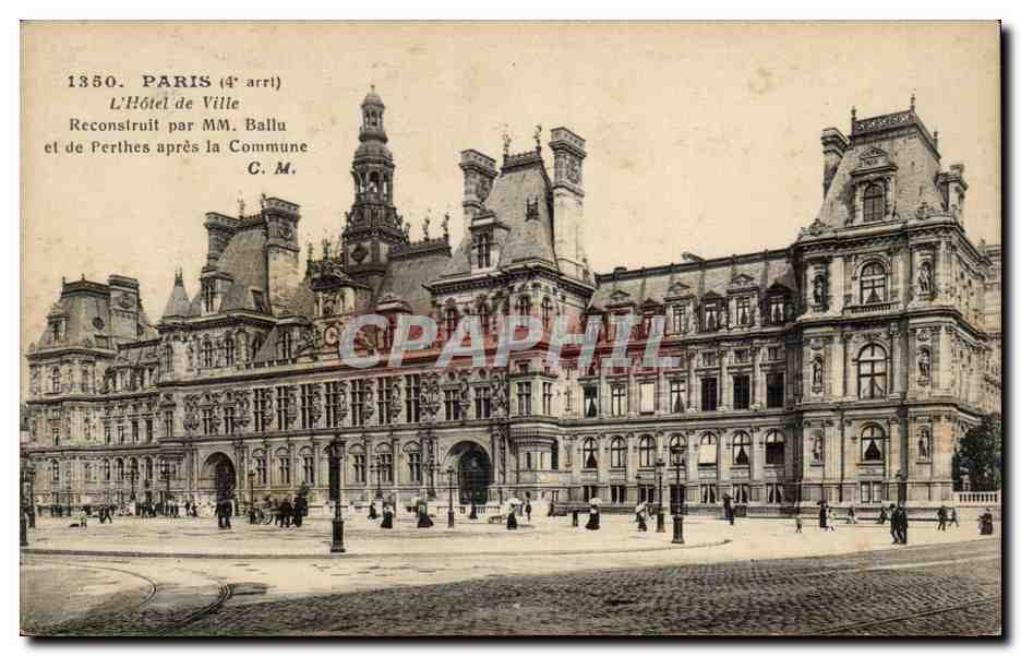Paris CPA Hotel de ville