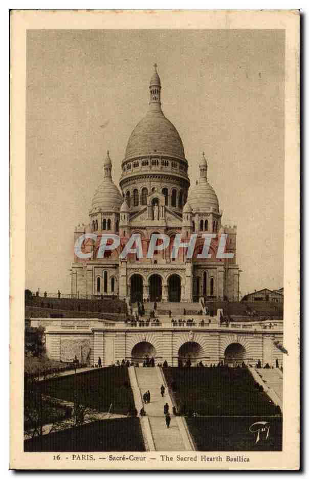 Paris CPA Sacre Coeur Montmartre