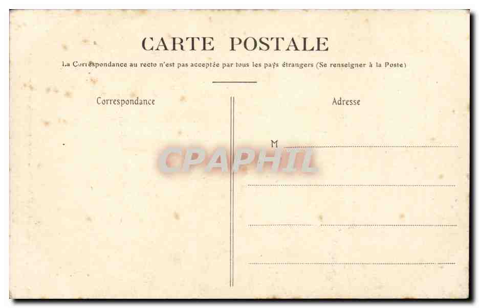 Paris CPA Sacre Coeur Montmartre Entree principale — Rückseite