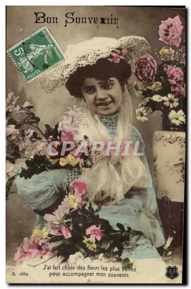 CPA Fantaisie Femme