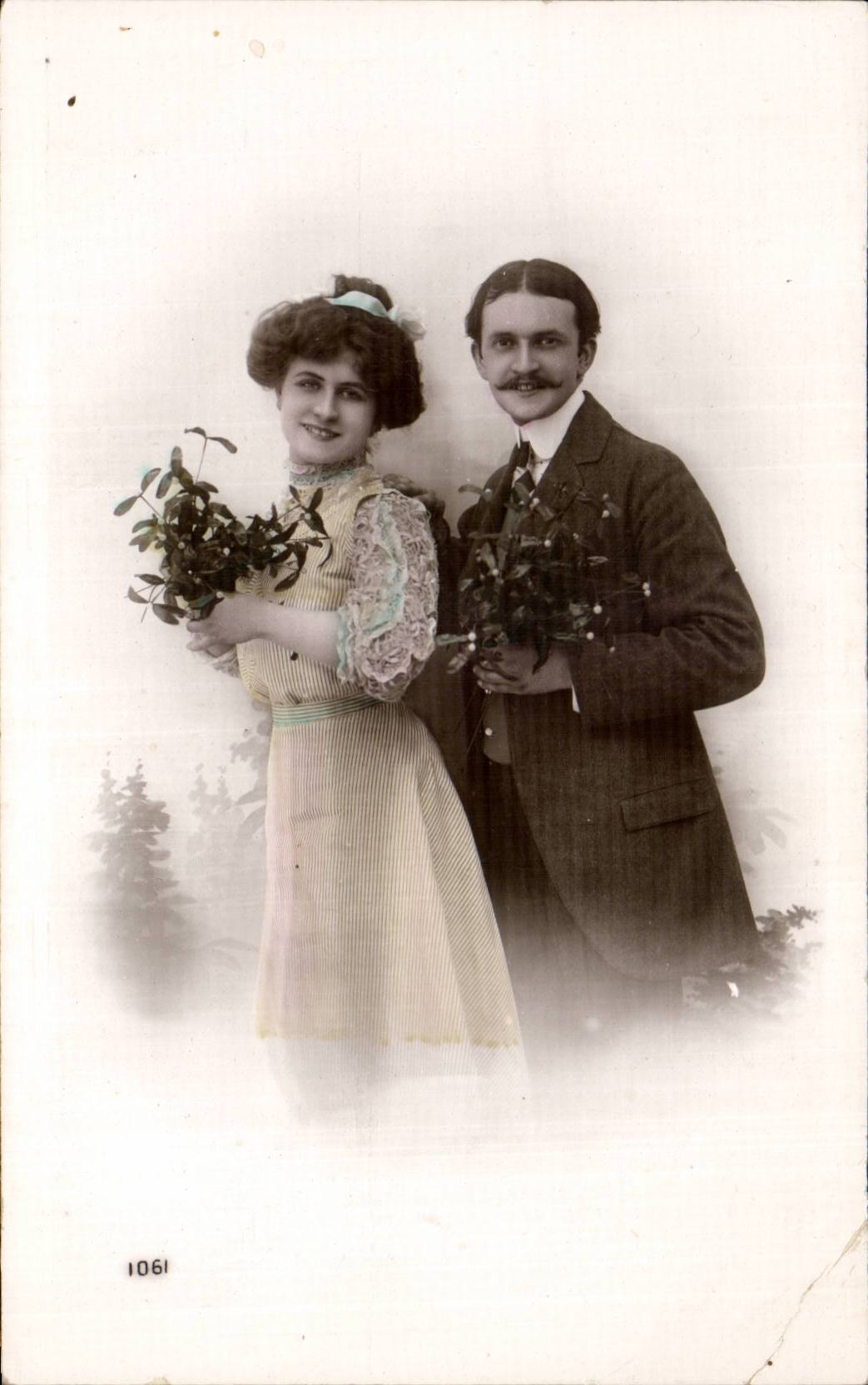CPA Fantaisie femme