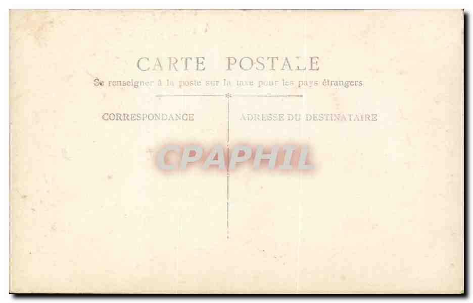 CPA Fantaisie femme — Verso