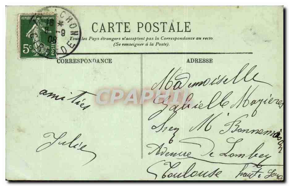 Coucher du Soleil — LL. — CPAPHIL 4015 — Reverso