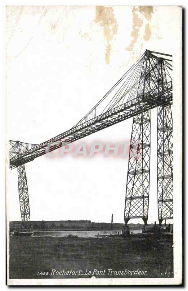 Rochefort - The Transbordeur Bridge — publisher L.V.S. no. 2466