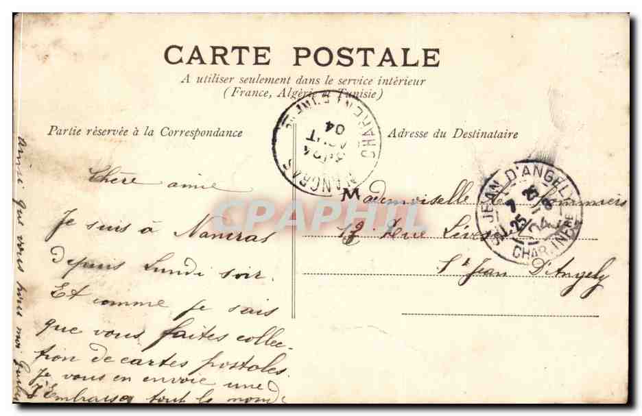 ROCHEFORT-sur-MER — Un coin des Remparts — Cl. Galeries Parisiennes, n°14 — Back