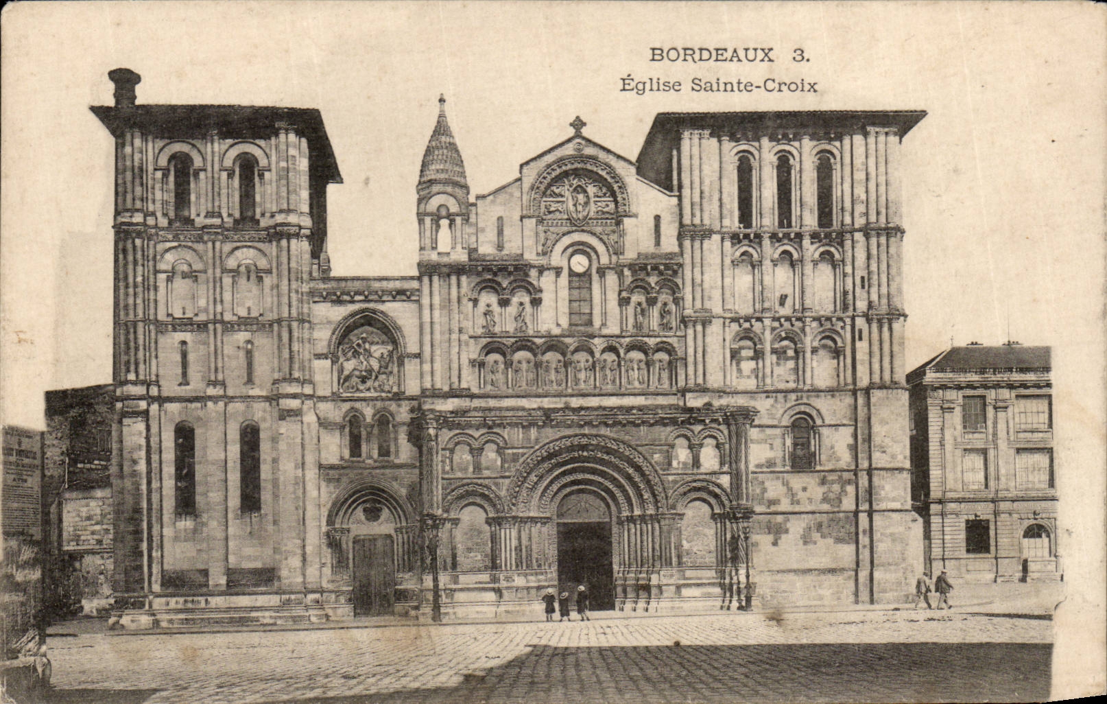 Bordeaux 3. Église Sainte-Croix — Éditeur : H. P. L. H. N. (N° 3)