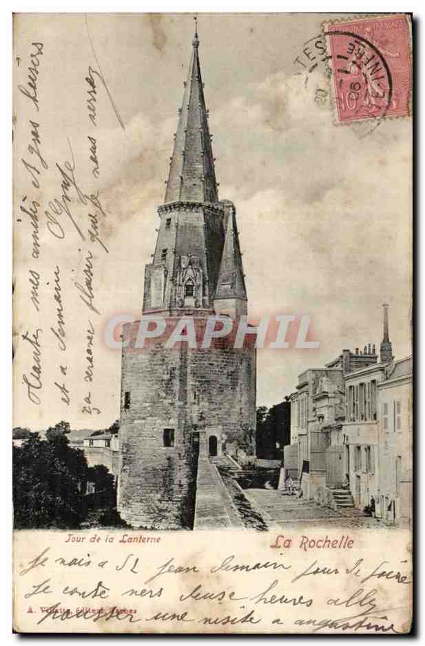 La Rochelle — Tour de la Lanterne — A. Vérité, éditeur, n° de série non visible