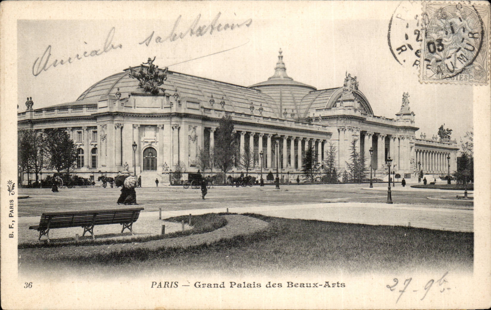 CPA Paris Grand palais des Beaux Arts