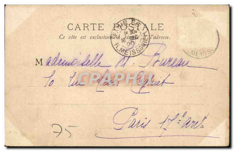 CPA Paris Tombeau de Napoleon 1er  — Rückseite