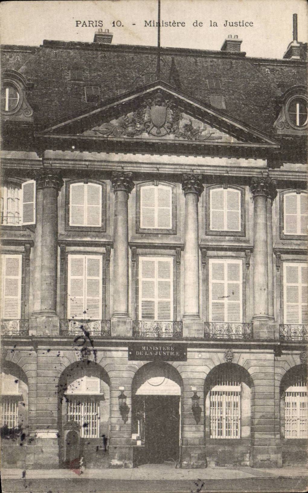 CPA Paris Ministere de la Justice