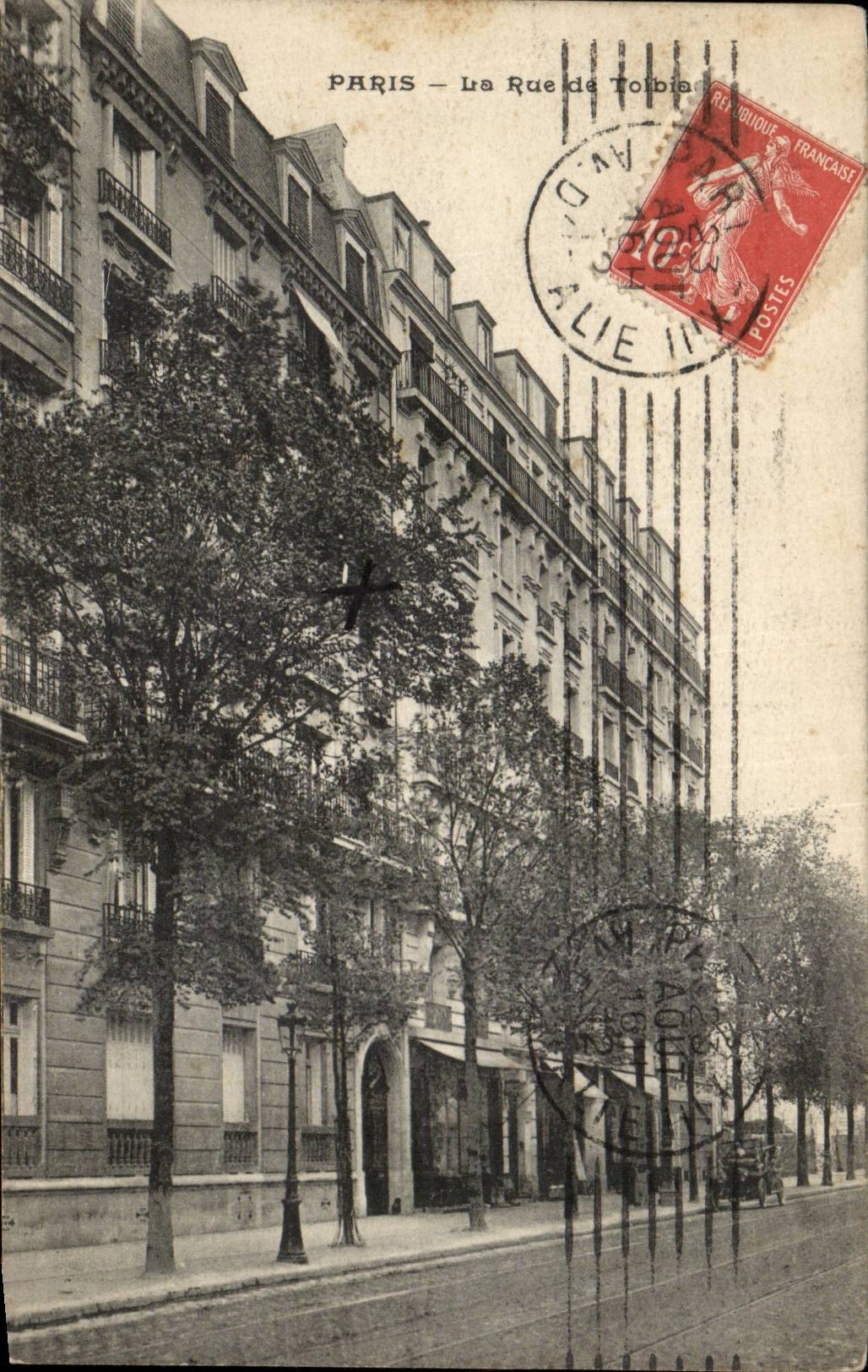 CPA Paris La rue de Tolbiac