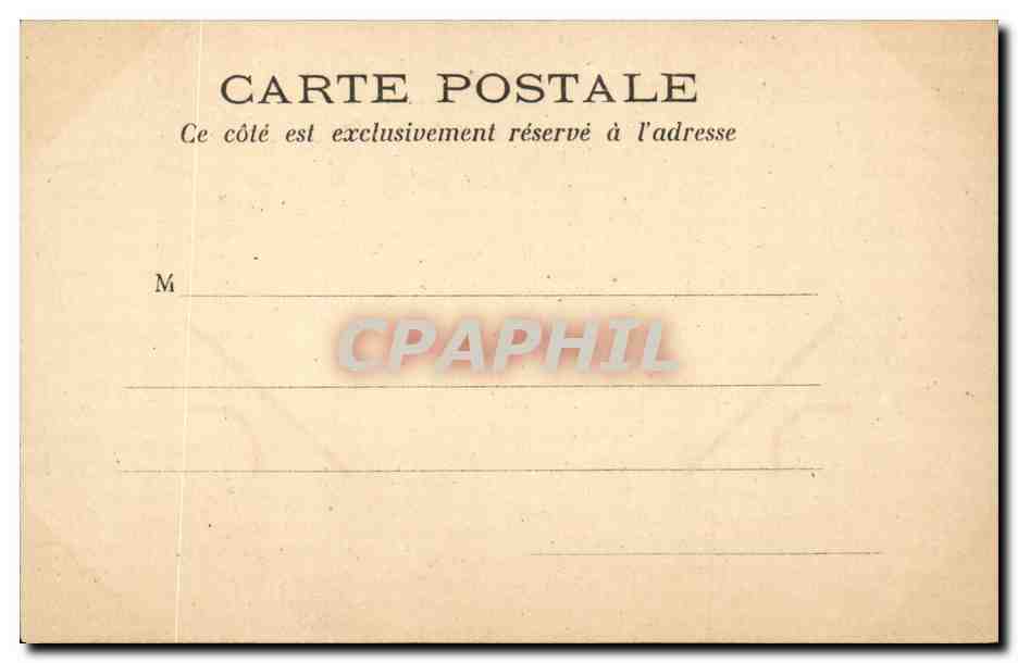 CPA Paris Theatre de Vaudeville — Rückseite