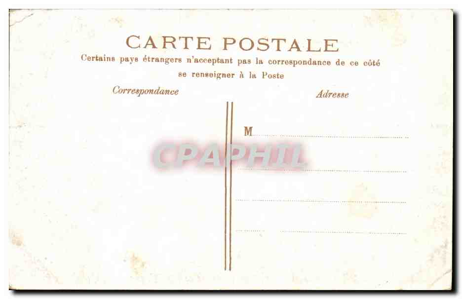 CPA Paris Notre Dame — Verso